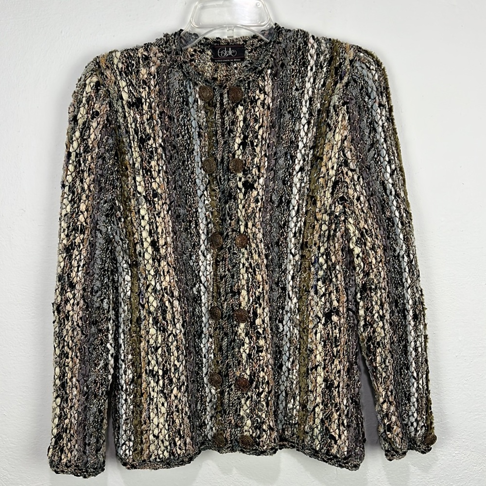 Estelle Vintage Fiber Art Women’s Multicolor Jacket